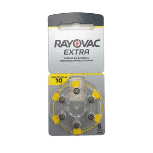Rayovac Extra Advanced Mercury Free Batteries, Size 10 (60 Count) - Buy One, Get One Free!