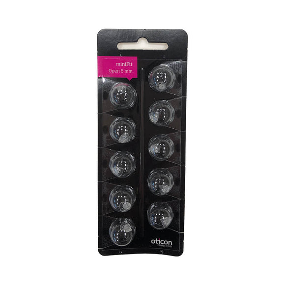 Oticon Domes - MiniFit Open, 6mm (10/pack)