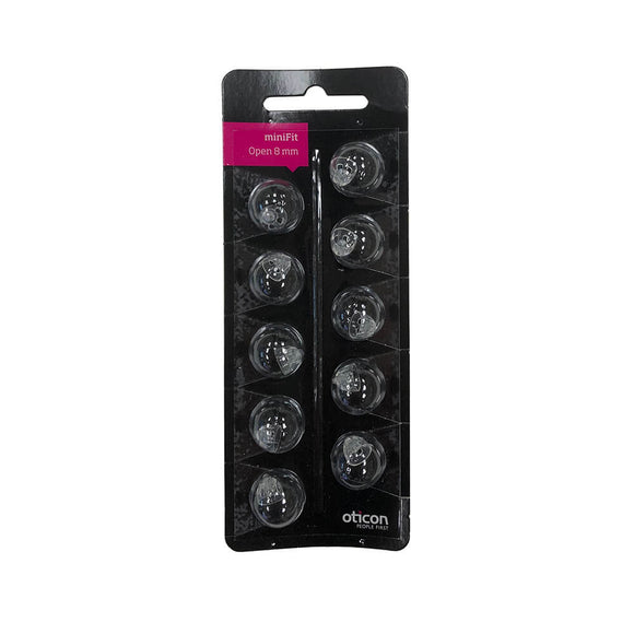 Oticon Domes - MiniFit Open, 8mm (10/pack)