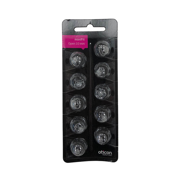 Oticon Domes - MiniFit Open, 10mm (10/pack)